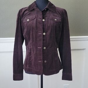 Charter Club Deep Brown Jean Jacket